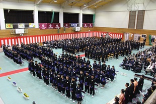 校歌斉唱 校歌斉唱