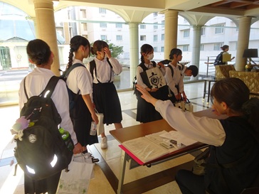 到着受付 おかえりなさい 到着受付 おかえりなさい