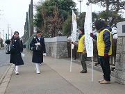  朝のあいさつ運動