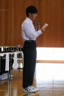 令和8年度生徒総会の様子 (3) 令和8年度生徒総会の様子 (3)