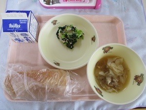 本日の給食メニュー 本日の給食メニュー