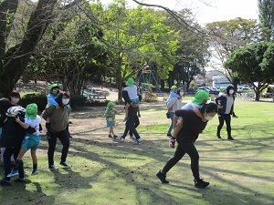 おんぶリレー おんぶリレー