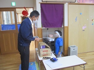 園長先生入店 園長先生入店