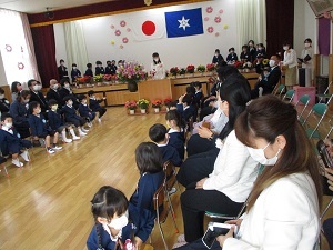 園長式辞 園長式辞