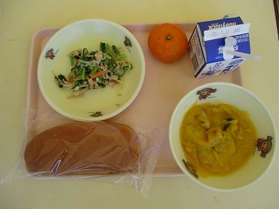 今日の給食 今日の給食