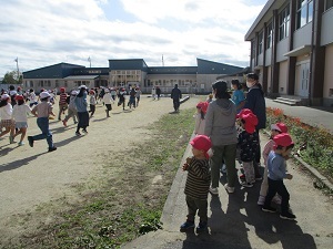 小学生がんばれ