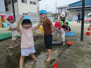 水遊び 水遊び