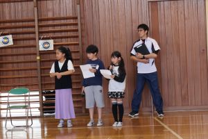 上級生が準備
