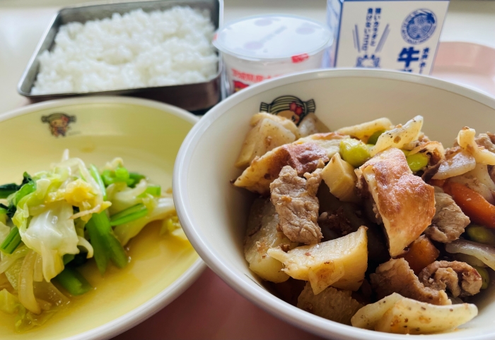 タケノコとこんにゃくのおかか煮 タケノコとこんにゃくのおかか煮
