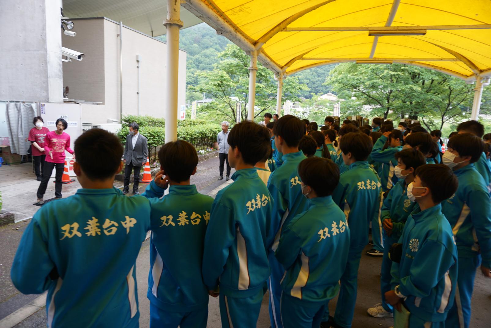 金山博物館のお姉さん 金山博物館のお姉さん