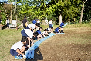 キャンプファイヤー準備1 キャンプファイヤー準備1