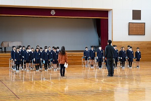 卒業式の練習