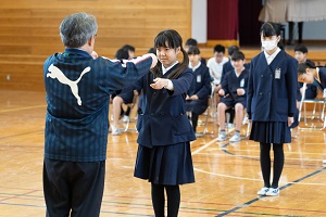 卒業式の練習