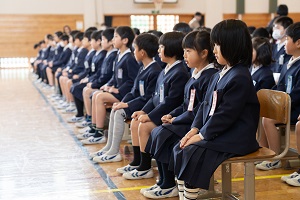 卒業式の練習