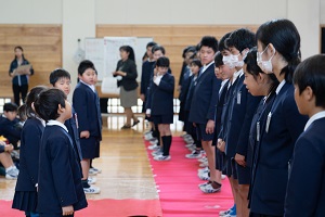 通学班編成集会が行われました。