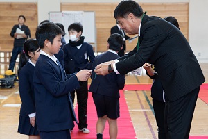 通学班編成集会が行われました。