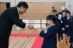通学班編成集会が行われました。