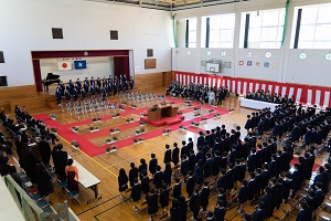 平成30年度 第72回卒業式を挙行しました。