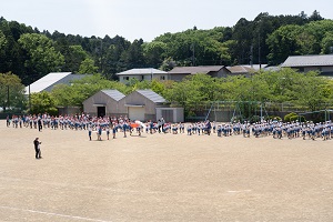 開会式の練習