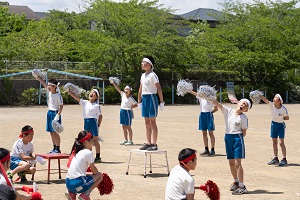 体育大会の練習が続いています。