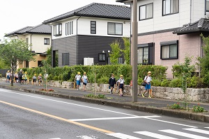 登校のようす