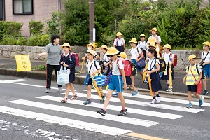 登校のようす