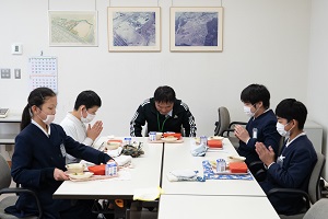 校長先生との会食