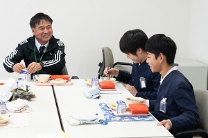 校長先生との会食