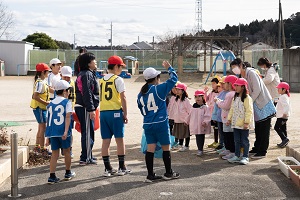 幼稚園との交流 幼稚園との交流