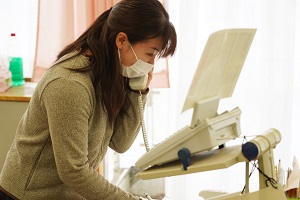 電話連絡が始まりました。