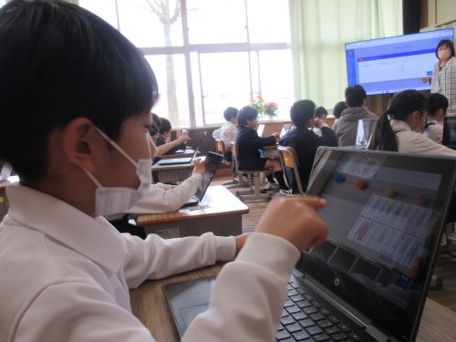 タブレットも上手です