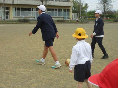 ぼくもサッカーやりたいな