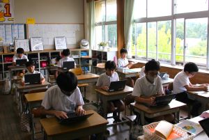 六年タブレット授業