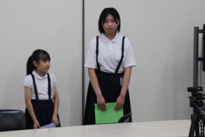 発表の二人