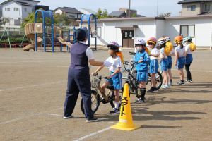 自転車に乗って