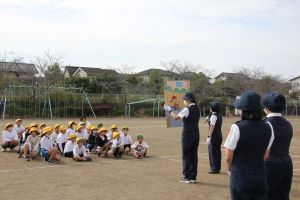 皆でパネルを見ながら
