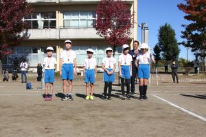 メダリストが並ぶ
