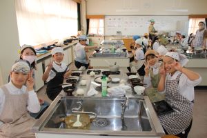 皆でにっこり