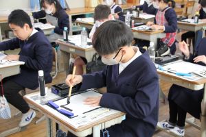 習字に取り組みました_3