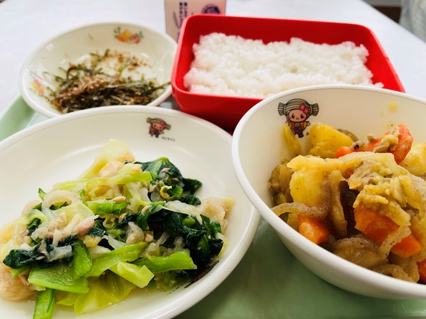 今日の給食 今日の給食