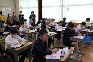 五の二授業参観2