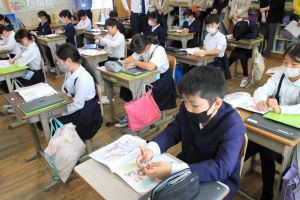 五の二授業参観4