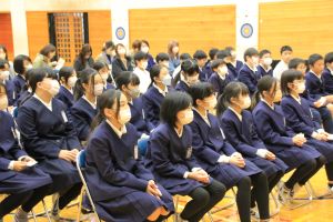 講演会生徒達1