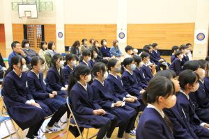 講演会生徒達2