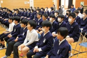 講演会生徒達3