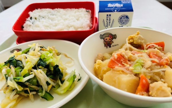 今日の給食 今日の給食
