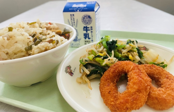 今日の給食 今日の給食