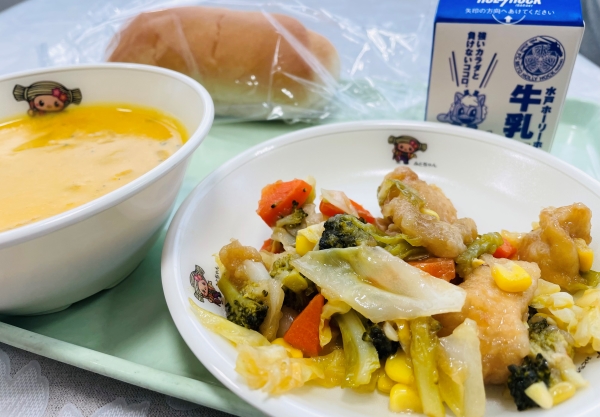 今日の給食 今日の給食