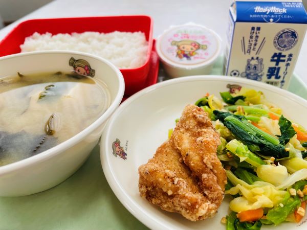 今日の給食 今日の給食