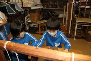 職場体験中